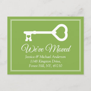 Simple Faire-part de déplacement de clé minimale v