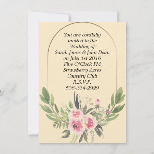 simple faire-part de mariage