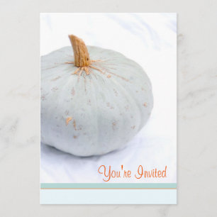 Simple Fall Event Citrouille Modern Invitation