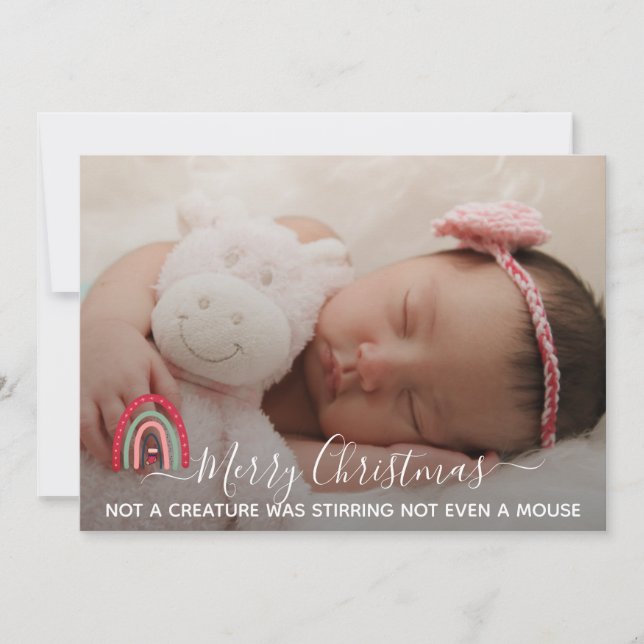 Simple Holiday Photo Joyeux Noël (Devant)