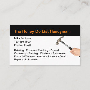 Simple Honey Do Handyman Cartes de visite
