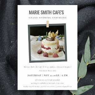Simple Hung Photo Business Grand Invitation d'ouve