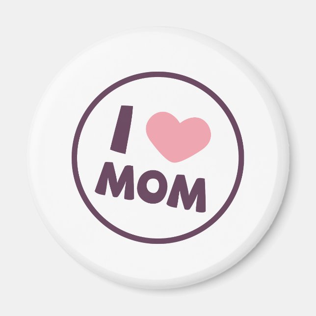 Simple I Love Maman's Day | Magnet (Devant)