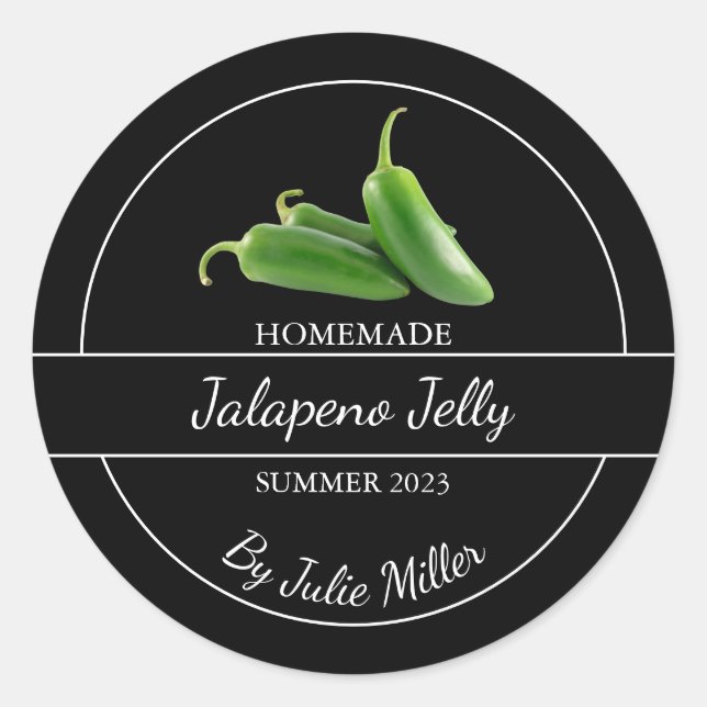 Simple Jalapeno Jelly Étiquette (Devant)