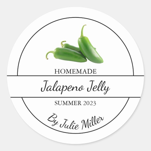 Simple Jalapeno Jelly Étiquette (Devant)