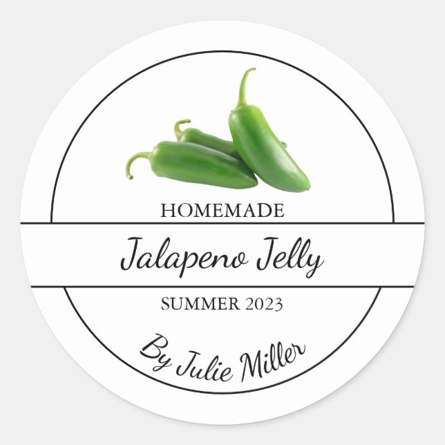 Simple Jalapeno Jelly Étiquette (Devant)