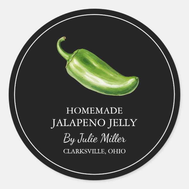 Simple Jalapeno Jelly Étiquette (Devant)