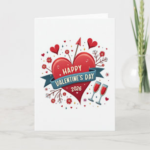 Simple Joyeux Carte de la Saint-Valentin 2026