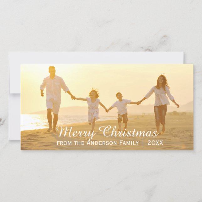 Simple Joyeux Noël - Carte photo (Devant)
