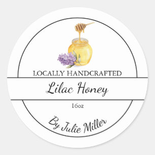Simple Lilac maison infusé Étiquette de miel