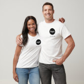 Simple Logo and Text Business T-Shirt (Unisex)