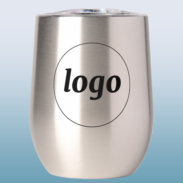 Simple Logo Business Branding Promotional (Simple logo business branding promotional thermal wine tumbler)