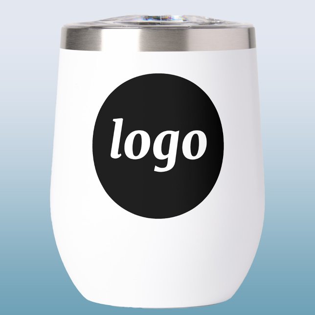 Simple Logo Business Branding Promotional (Simple logo business branding promotional thermal wine tumbler)