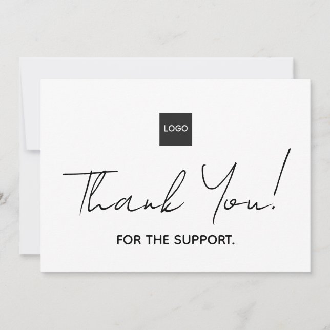 Simple manuscrit grand merci avec logo de marque T (Devant)