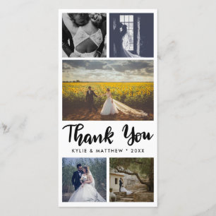 Simple Mariage Cinq Photos Merci
