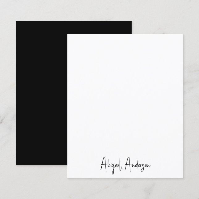 Simple Mariage sur mesure noir et blanc (Devant / Derrière)