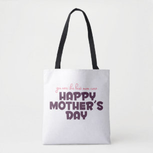 Simple Meilleure maman Sac fourre-tout de la Fête 