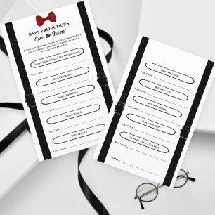 Simple mignon Baby shower prédictions jeu amusant