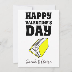 Simple mignonne coeur Joyeux Valentines jour Coupl