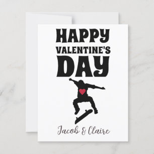Simple mignonne coeur Joyeux Valentines jour Coupl