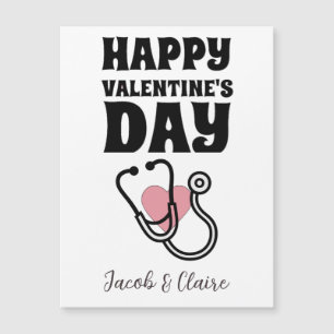 Simple mignonne coeur Joyeux Valentines jour Coupl