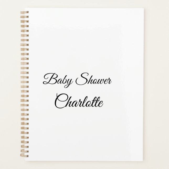 SIMPLE MINIMAL.CUTIE ADD NAME BABY baby shower Thr (Devant)