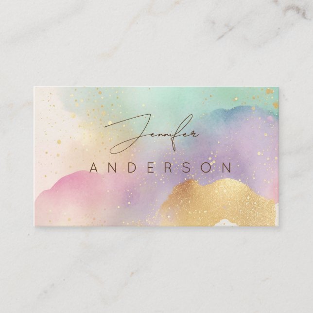 Simple minimaliste carte de visite professionnel (Devant)