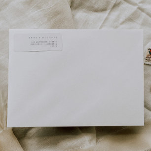 Simple minimaliste moderne Étiquettes de adresse d