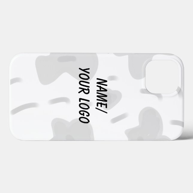 simple minimum ajouter votre logo nom Coque aquare (Verso (horizontal))