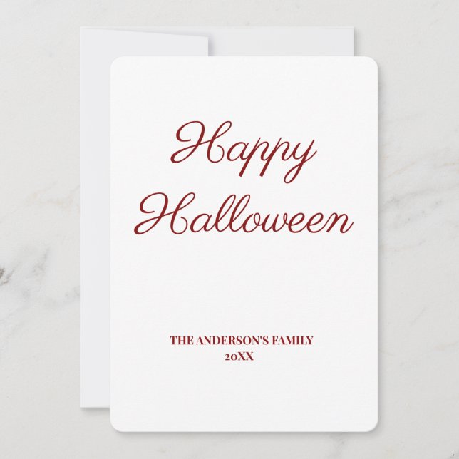 simple minimum ajouter votre texte halloween (Devant)