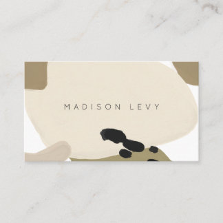 Simple moderne Abstrait Cartes de visite artistiqu