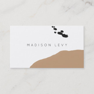 Simple moderne Abstrait Cartes de visite artistiqu