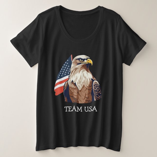 Simple Moderne Amérique Fan acclamer Drapeau USA n (Design devant)