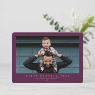 Simple Moderne Carte de remerciement simple photo 