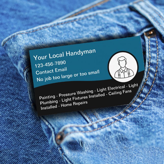  Simple Moderne Cartes de Visite pour Entrepreneur (Créateur téléchargé)
