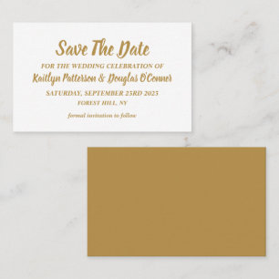Simple & Moderne, Enregistrer La Carte Date