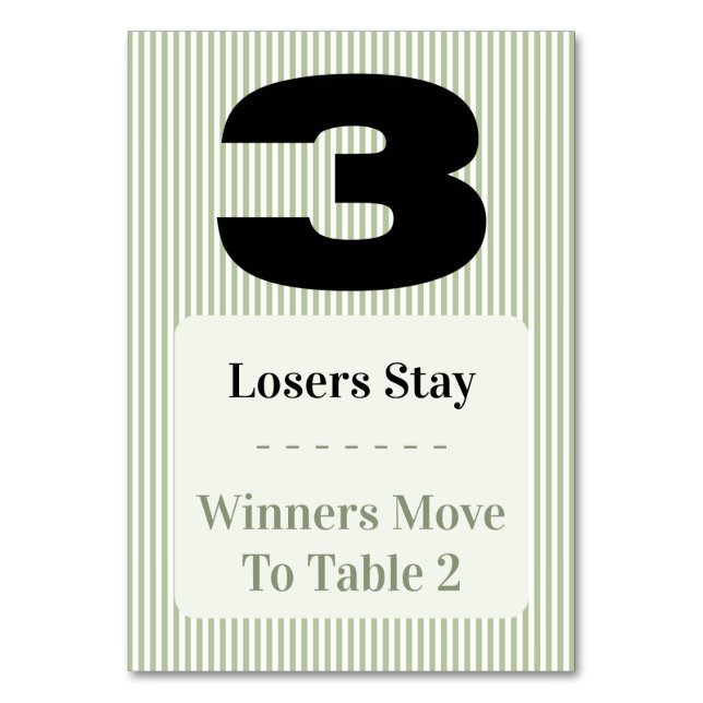Simple Moderne Ensemble de Trois Cartes pour Table (Par défaut)