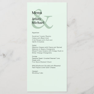 Simple, moderne et menu noir clair