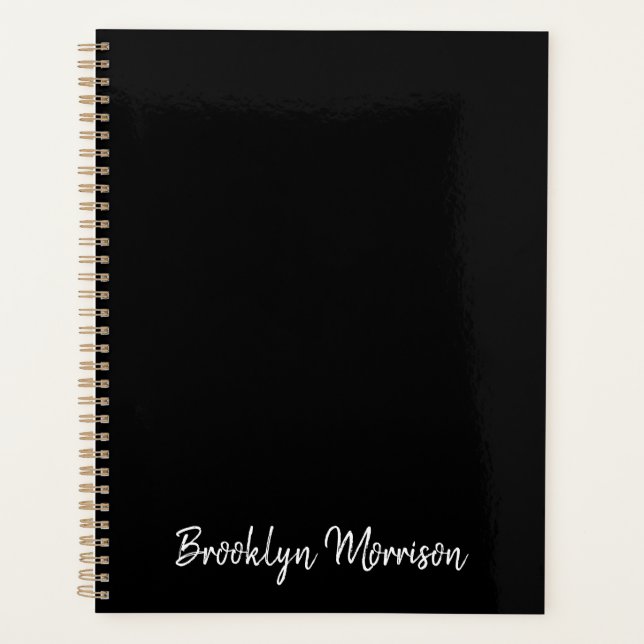 Simple moderne noir écrit à la main texte (Devant)