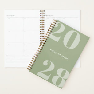 Simple moderne Sage Green Gras Typographie