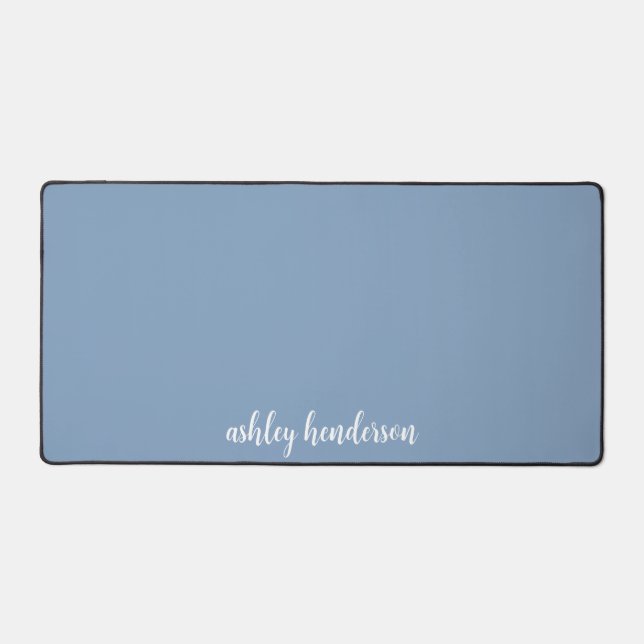 Simple Monogramme Bleu Pastel de Base pour Dames (Recto)