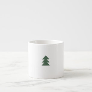 Simple Mug d'arbre de Noël (vert)
