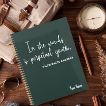 Simple Nature 2025 Green Planner avec Flower