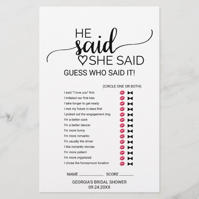 Simple Noir Calligraphie Mariage Mot de recherche  (Devant)