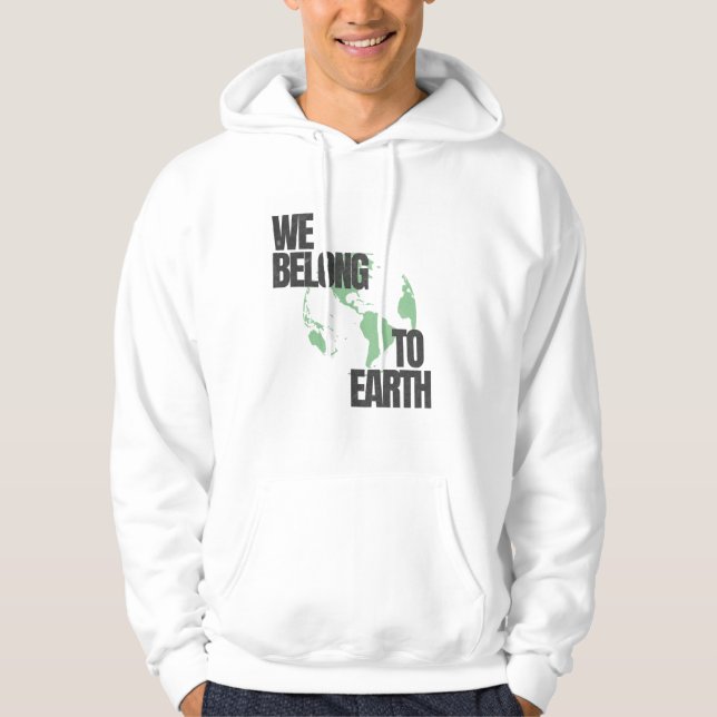 Simple Nous Appartenons Au Sweat - shirt à capuche (Devant)