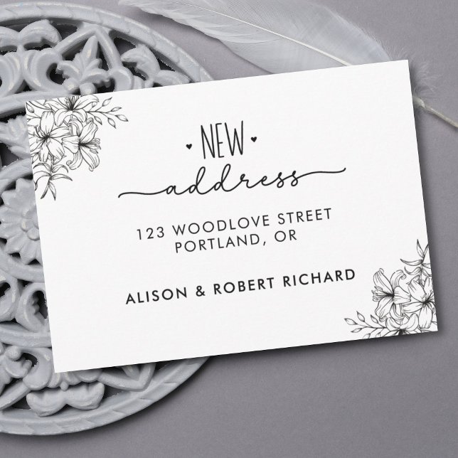 Simple : nous avons déplacé un nouveau Faire-part  (Créateur téléchargé)