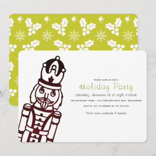 Simple Nutcracker Holiday Party Invitation