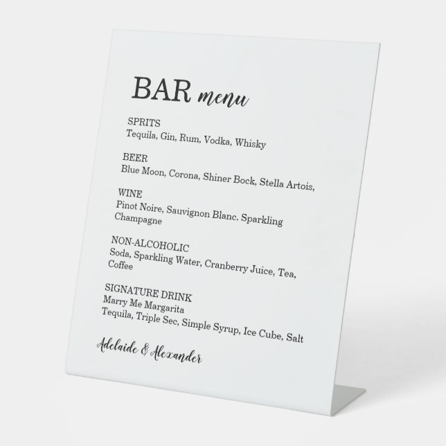 Simple Panneau sur Socle (Recto)