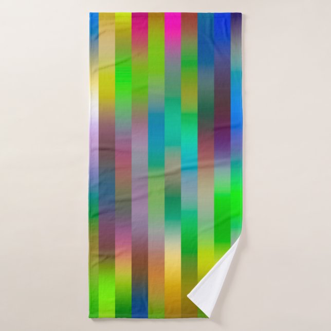 simple parallel vertical lines pattern | abstract  (Serviette de bain)