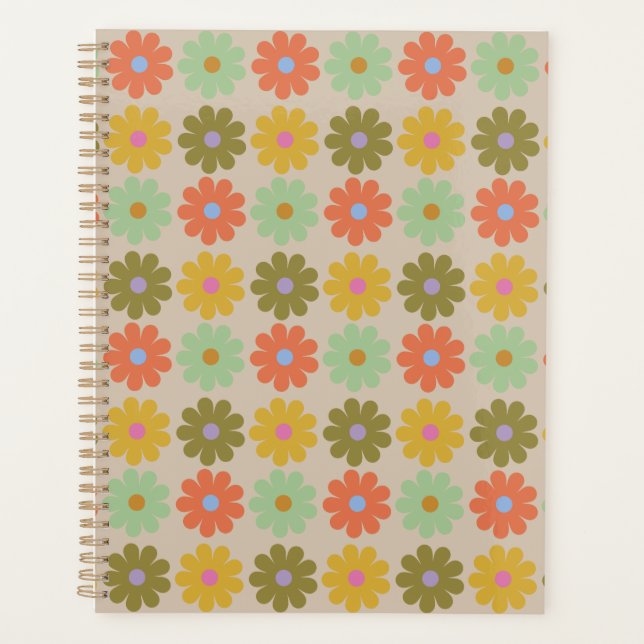 Simple Pastel Vintage Flower Pattern (Devant)